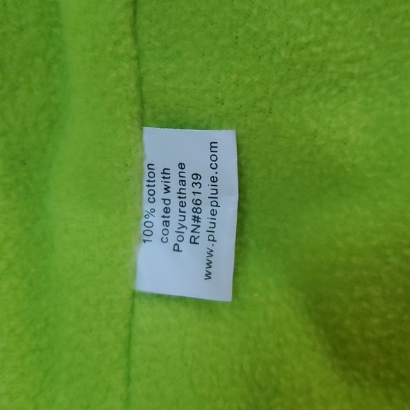 Pluie Pluie Frog Print Raincoat. Size 1/2 - Picture 4 of 4